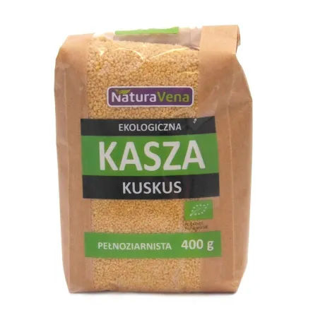 Kasza Kuskus Pełnoziarnista Bio 400 g - NaturaVena