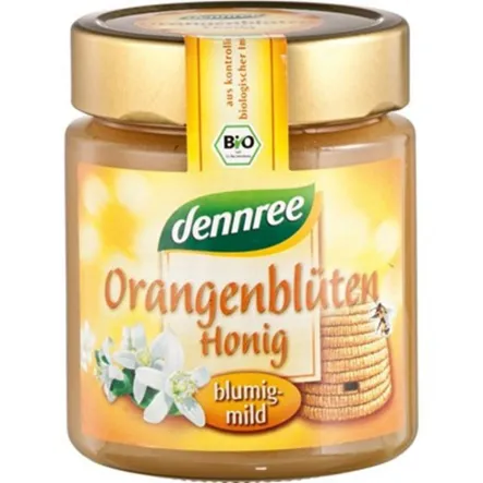 Miód z Kwiatów Pomarańczy Bio 500 g - Dennree