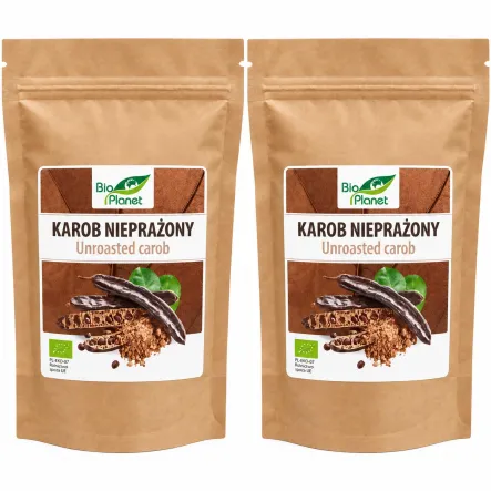 2 x Karob Nieprażony Sproszkowany Bio 200 g - Bio Planet