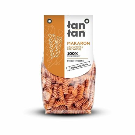 Makaron Soczewica Czerwona Świderki 250 g Łan Łan