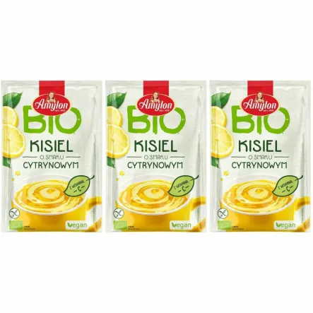 3 x Kisiel o Smaku Cytrynowym Bio 30 g - Amylon
