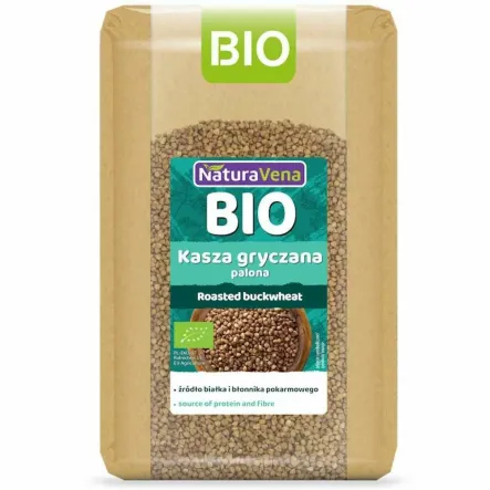 Kasza Gryczana Palona Bio 1 kg - Naturavena
