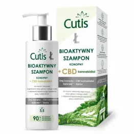 CUTIS Ł - Bioaktywny Szampon Konopny + CBD 200 ml - myLab