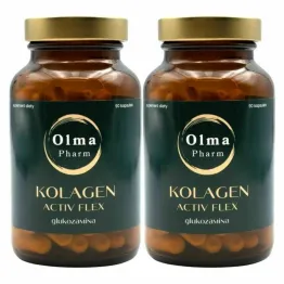 2 x KOLAGEN ACTIV FLEX Glukozamina 90 Kapsułek - Olma Pharm