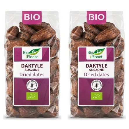 2 x Daktyle Bez Pestek Suszone Bezglutenowe Bio 400 g - Bio Planet