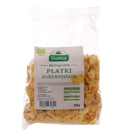 Płatki Kukurydziane Bio 250 g - Ekowital