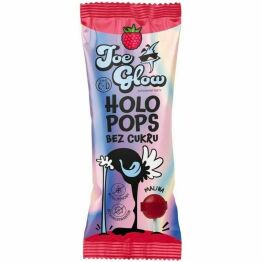 Lizak Kulka Bez Cukru o Smaku Malinowym Bezglutenowy 8 g - HOLOPOPS