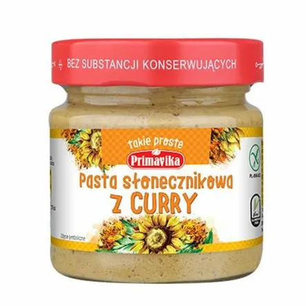 Pasta Słonecznikowa z Curry 160 g - Primavika