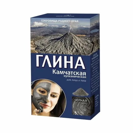 Glinka Kamczacka Wulkaniczna Wygładzająca do Twarzy Czarna 100 g - Fitokosmetik - Wyprzedaż