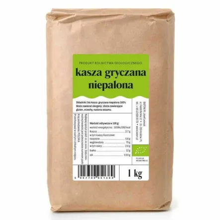 Kasza Gryczana Niepalona Bio 1 kg - BATOM