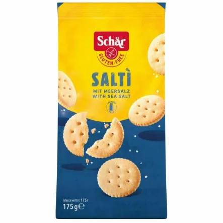 Salti Słone Krakersy Bezglutenowe 175 g - Schar