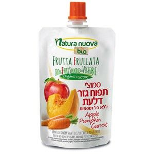 Przecier Jabłko-Marchew-Dynia Bio 100 g Natura Nuova - Przecena Krótka Data Minimalnej Trwałości