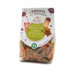 Makaron z Soczewicy i Groszku Dla Dzieci Bio - Zwierzęta 250 g - Pasta Natura