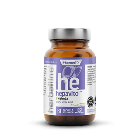 Herballine Hepavitol 60 Kapsułek - Wyprzedaż