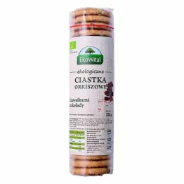 Ciastka Orkiszowe Pełnoziarniste z Kawałkami Czekolady Bio 250 g - Ekowital