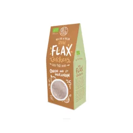 Flax Crackers z Cebulą i Majerankiem 90 g Bio Diet Food