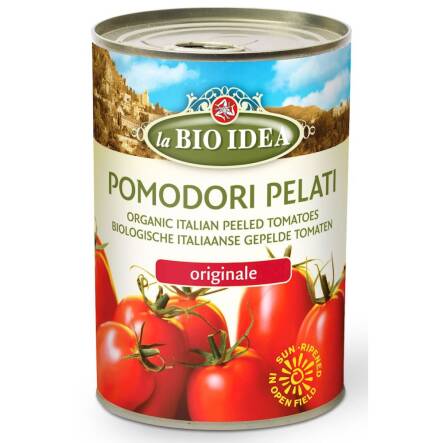 Pomidory Pelati Bez Skóry w Puszce Bio 400 g (240 g)  - La Bio Idea