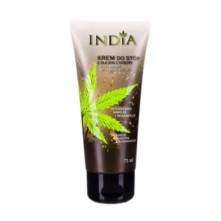 Krem do Stóp Ochronny z Olejem z Konopi 75 ml - India