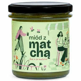 Miód z Matchą 430 g - Pasieki Sadowskich