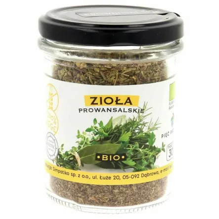 Zioła Prowansalskie Bezglutenowe BIO 30 g - Pięć Przemian