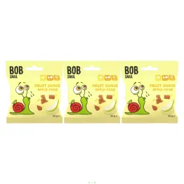 3 x Przekąska Jabłko i Gruszka 20 g - Bob Snail
