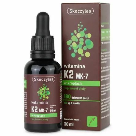 Witamina K2 MK-7 w Kroplach 30 ml - Skoczylas