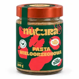 Pasta Wieloorzechowa Bez Dodatku Cukru 250 g - Nutura
