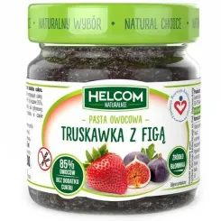 Pasta Owocowa Truskawka z Figą Bez Dodatku Cukru 200 g - Helcom
