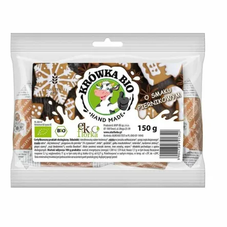 Krówki o Smaku Piernikowym Bezglutenowe Bio 150 g - Ekoflorka (data: 17.02.2025)