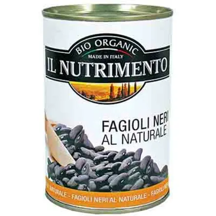 Fasola Czarna BIO w Zalewie 400g  - Il Nutrimento