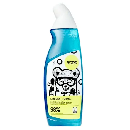 Naturalny Żel do Czyszczenia Toalet - Limonka i Mięta 750 ml - Yope