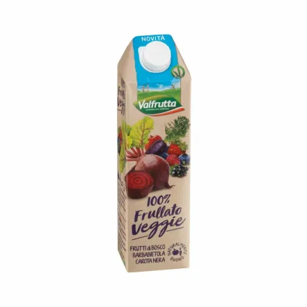 Przecier Warzywno-Owocowy do Picia Owoce Leśne Burak Czarna Marchewka 1 l Valfrutta
