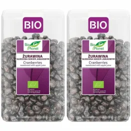 2 x Żurawina Słodzona Sokiem Jabłkowym Bio 1 kg - Bio Planet