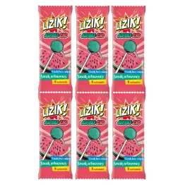6 x Lizak z Witaminami o Smaku Arbuzowym ARBUSIO 8 g - LIZIK!