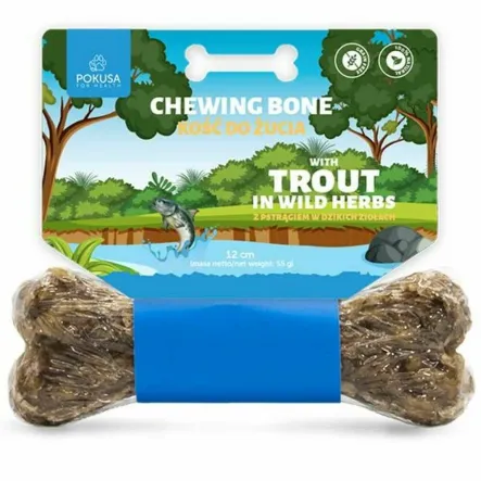 Kość do Żucia Pstrąg 55 g (12 cm) -  Pokusa