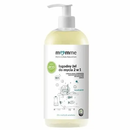 Łagodny Żel do Mycia 2w1 od 1 Dnia Życia 500 ml - MomMe - Wyprzedaż