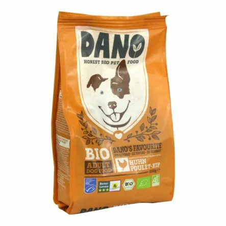 Duży Pies Karma dla Psa Kurczak Ryba Groszek Baobab Bio 500g Dano -  Przecena Krótka Data Minimalnej Trwałości