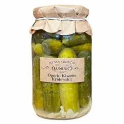 Ogórki Kiszone Królewskie 870 g (520 g) - Luniak