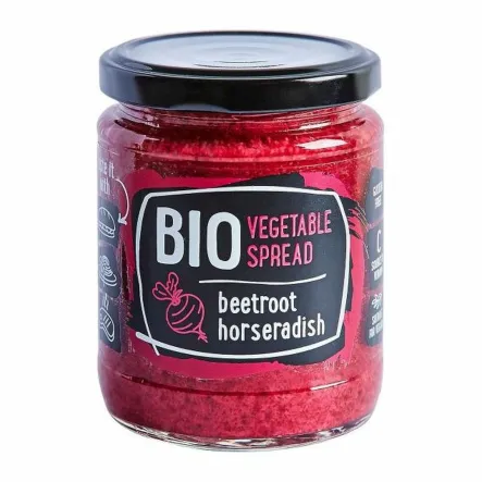 Pasta Warzywna Burak - Chrzan Bio 235 g - Rudolfs