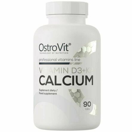 Witamina D3+ K2+ Wapń 90 Tabletek - OstroVit