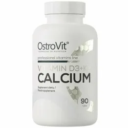 Witamina D3+ K2+ Wapń 90 Tabletek - OstroVit