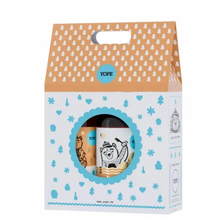 ZESTAW ZIMOWY MUFFIN Mydło 500 ml +Żel Pod Prysznic 400 ml +Balsam Do Ciała 300 ml - YOPE - Przecena Krótka Data Minimalnej Trwałości