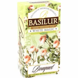 Herbata Zielona z Dodatkami White Magic Green 37,5 g (25x 1,5 g) - BASILUR