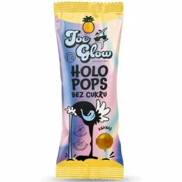 Lizak Kulka Bez Cukru o Smaku Ananasowym Bezglutenowy 8 g - HOLOPOPS