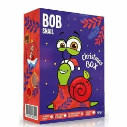 Zestaw Przekąsek Christmas Box Mały z Zabawką 140 g - Bob Snail