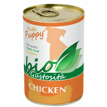 Karma Dla Psa Junior Bio Kurczak 400 g Gustosita