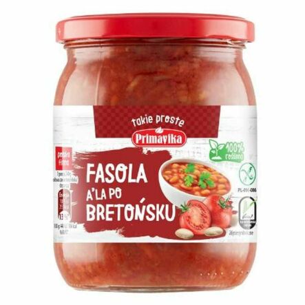 Fasola a'la po Bretońsku 480 g - Primavika