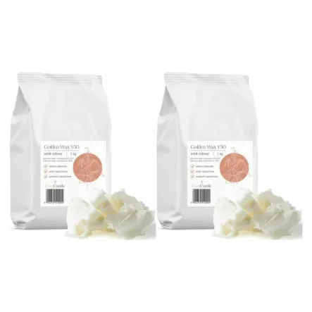 2 x Wosk Sojowy do Świec Y50 1 kg - Easy Candle