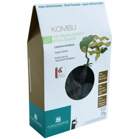 Algi Morskie Kombu Suszone Bio 25 g - Porto Muinos