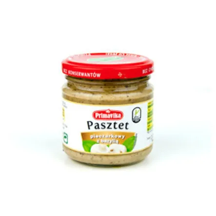 Pasztet Pieczarkowy Z Bazylią 160g-Primavika